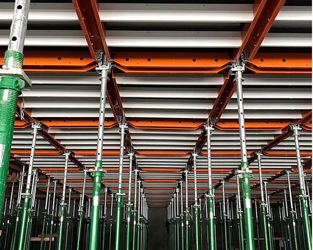 Grüne Schalungssystem