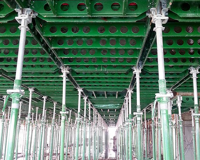 Grüne Schalungssystem