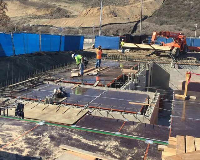 Grüne Schalungssystem